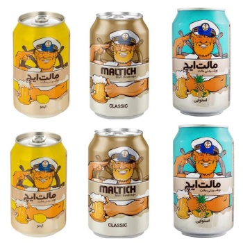  مالت لیمو و استوایی و کلاسیک مالت ایچ - 330 میلی لیتر بسته 6 عددی634254e4b08c864460